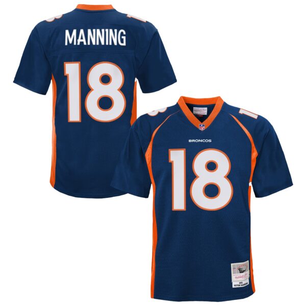 Peyton Manning Denver Broncos Mitchell & Ness Youth 2015 Retired Player Legacy Jersey - Navy