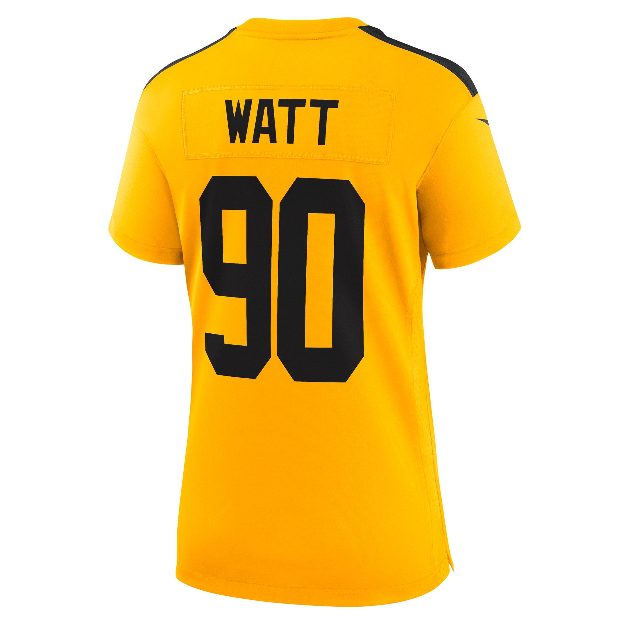 T.J. Watt Pittsburgh Steelers Nike Women's Alternate 1933 Throwback Game Jersey - Gold - Image 3