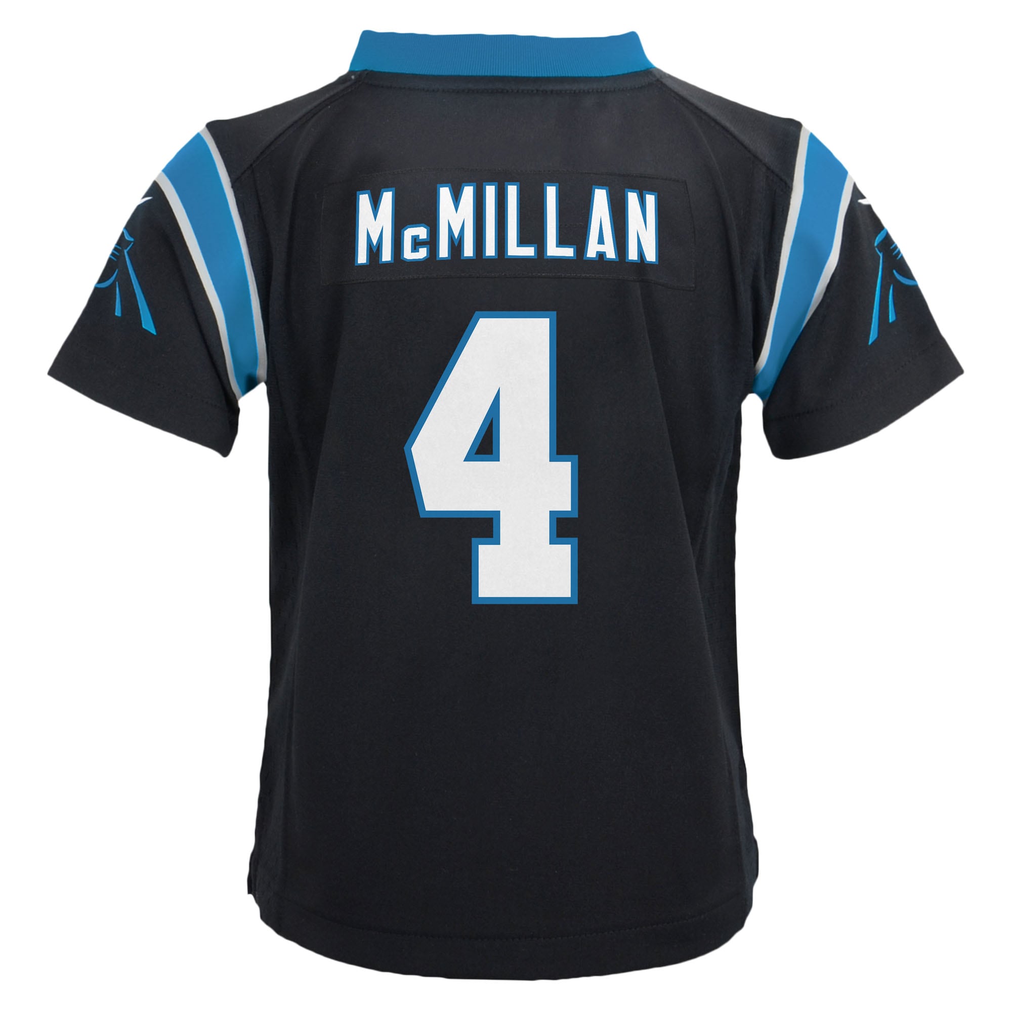 Tetairoa McMillan Carolina Panthers Nike Preschool Team Game Jersey - Black - Image 3