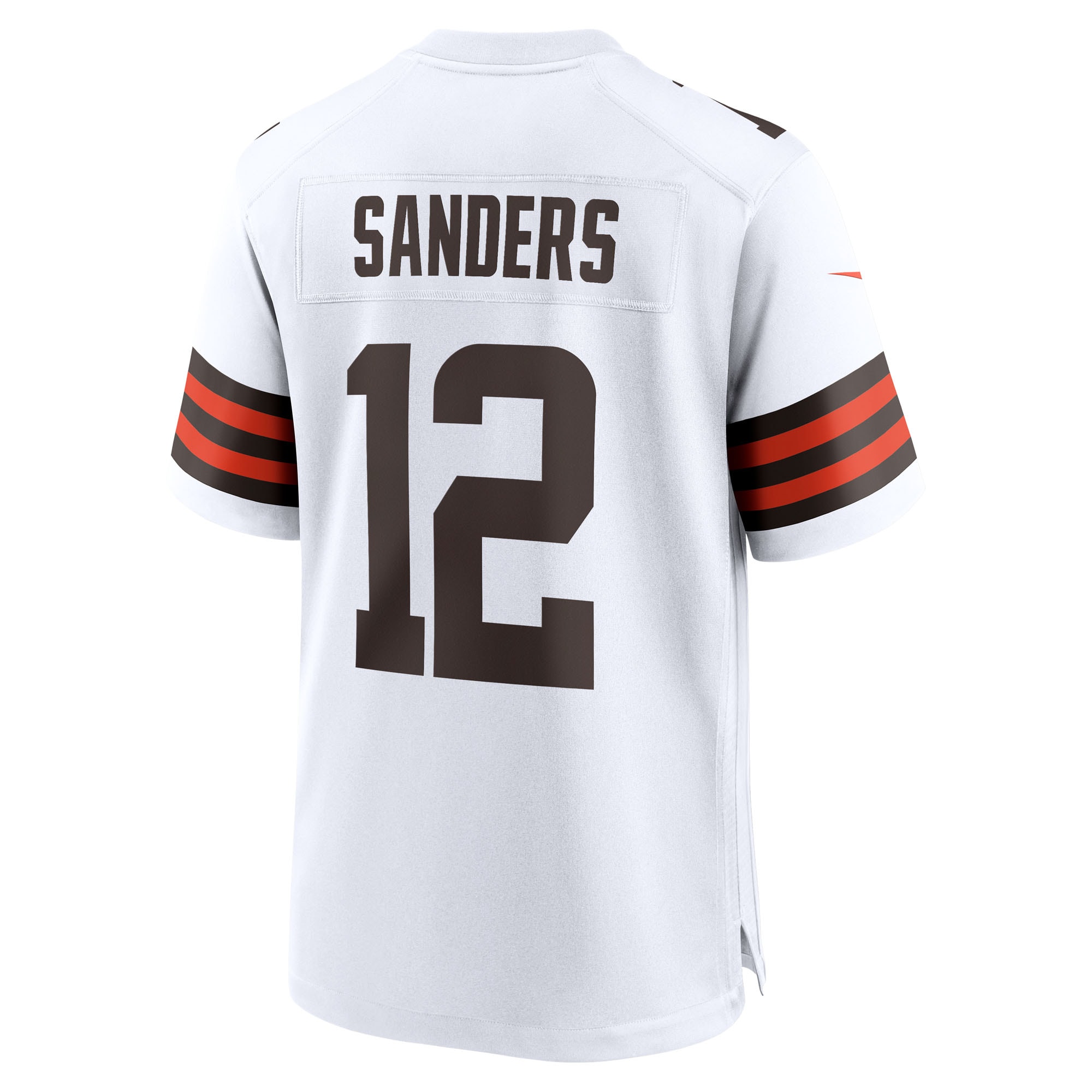 Shedeur Sanders Cleveland Browns Nike 2025 NFL Draft Game Jersey - White - Image 3
