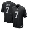 Geno Smith Las Vegas Raiders Nike Game Player Jersey - Black