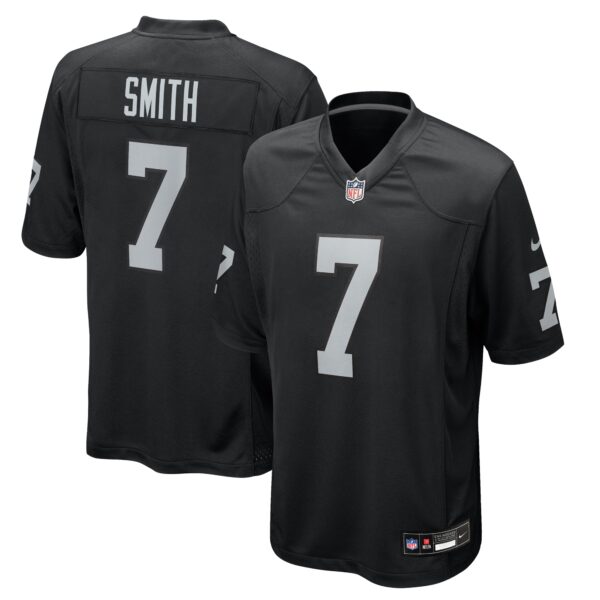 Geno Smith Las Vegas Raiders Nike Game Player Jersey - Black