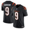 Joe Burrow Cincinnati Bengals Nike Vapor F.U.S.E. Limited Jersey - Black