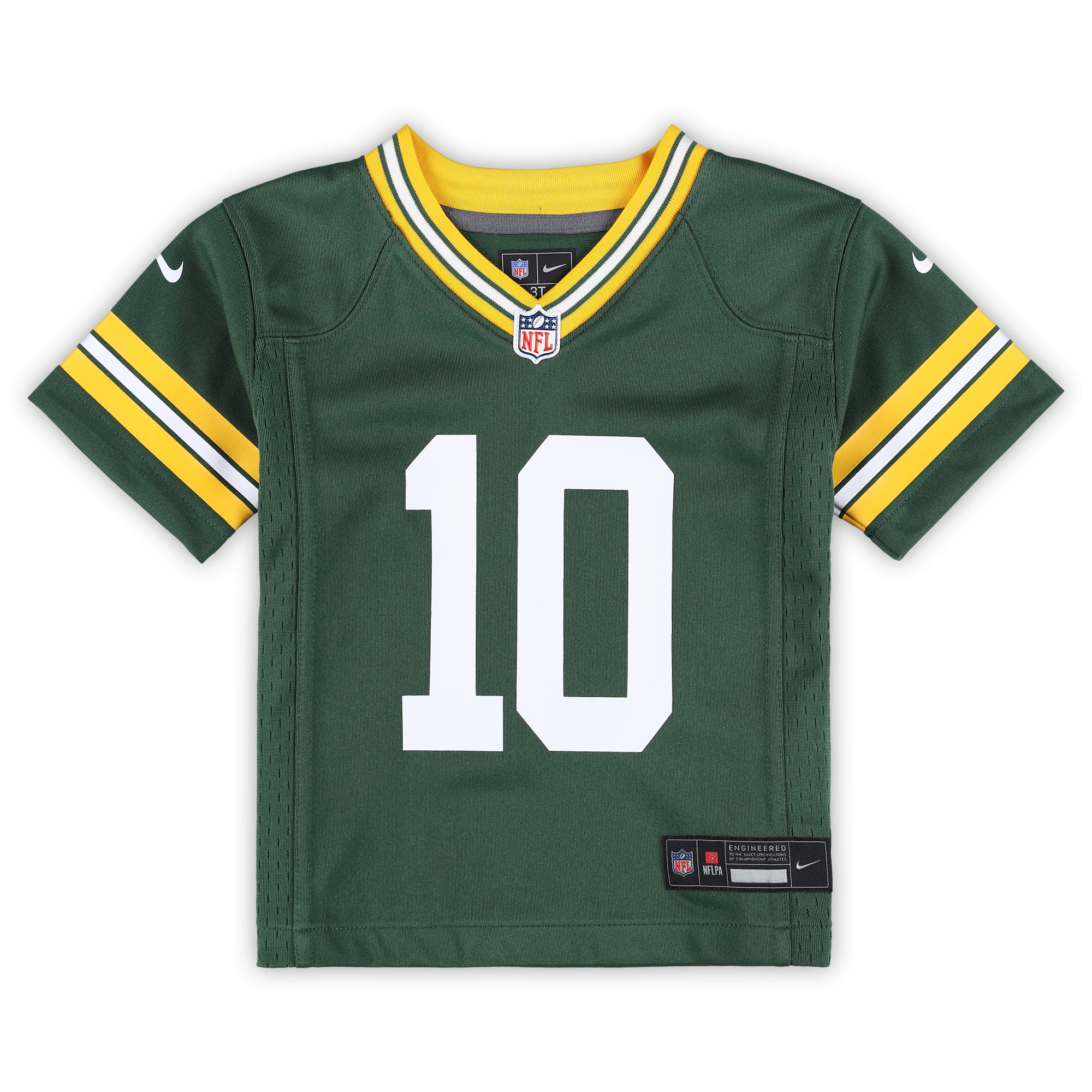 Jordan Love Green Bay Packers Nike Toddler Game Jersey - Green - Image 2
