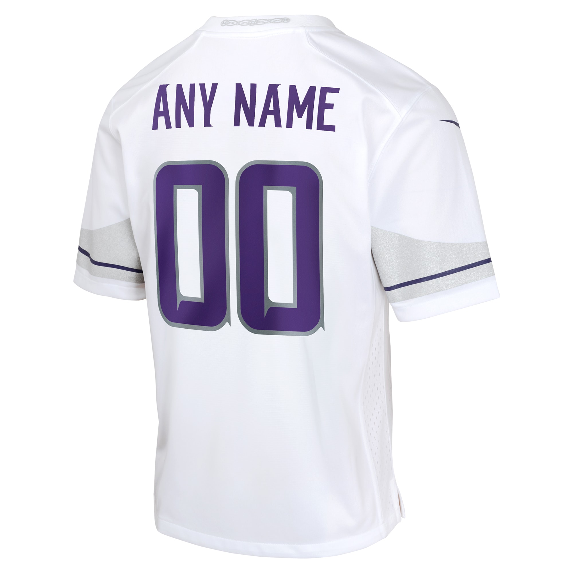 Minnesota Vikings Nike Youth Alternate Custom Game Jersey - White - Image 3