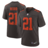 Denzel Ward Cleveland Browns Nike Alpha Dawg Game Jersey - Brown