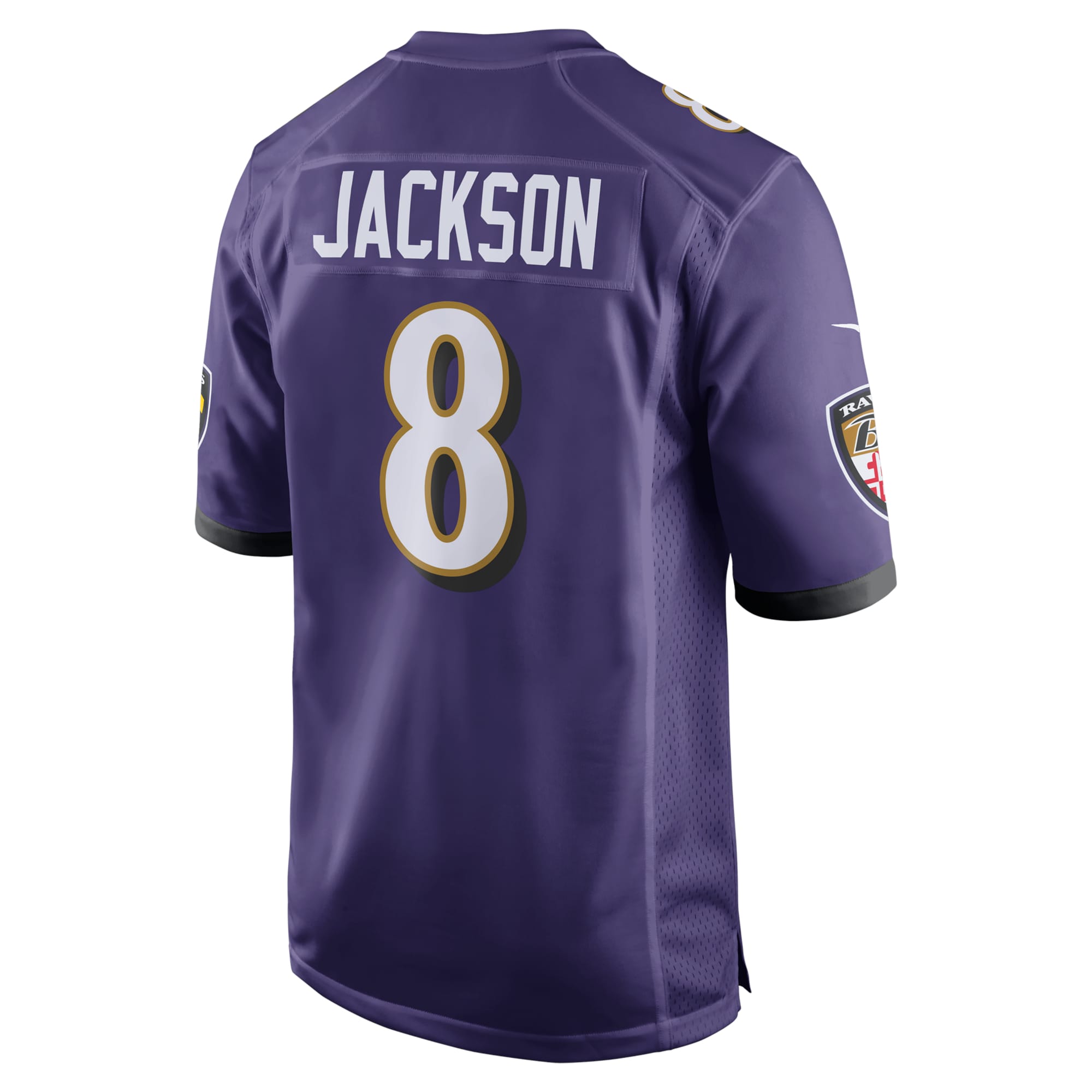 Lamar Jackson Baltimore Ravens Nike Game Jersey - Purple - Image 3