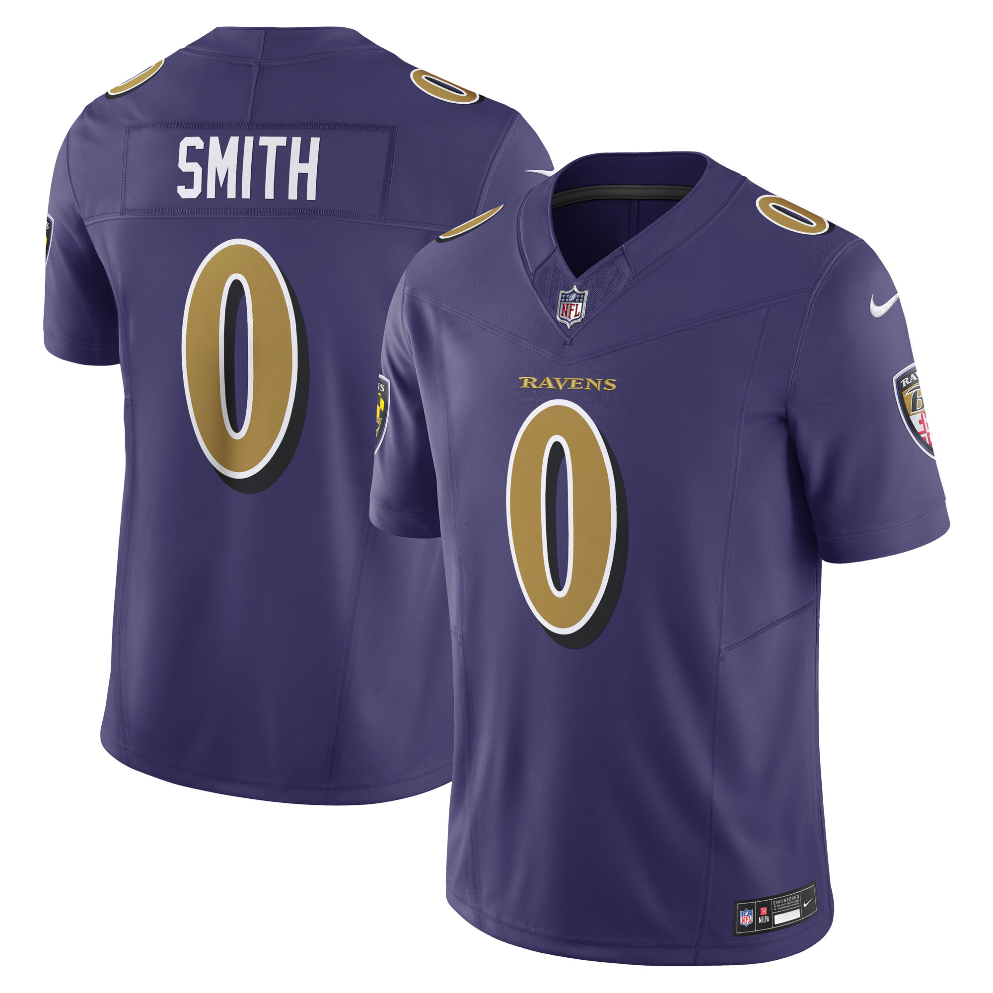 Roquan Smith Baltimore Ravens Nike Alternate 2 Vapor F.U.S.E. Limited Jersey - Purple