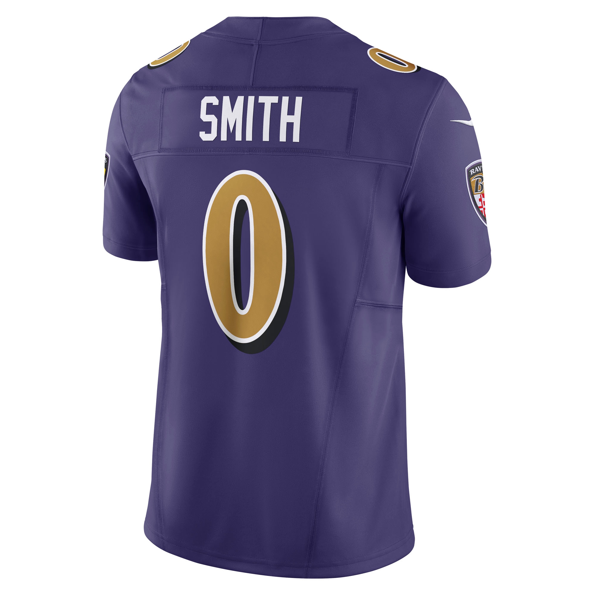 Roquan Smith Baltimore Ravens Nike Alternate 2 Vapor F.U.S.E. Limited Jersey - Purple - Image 3