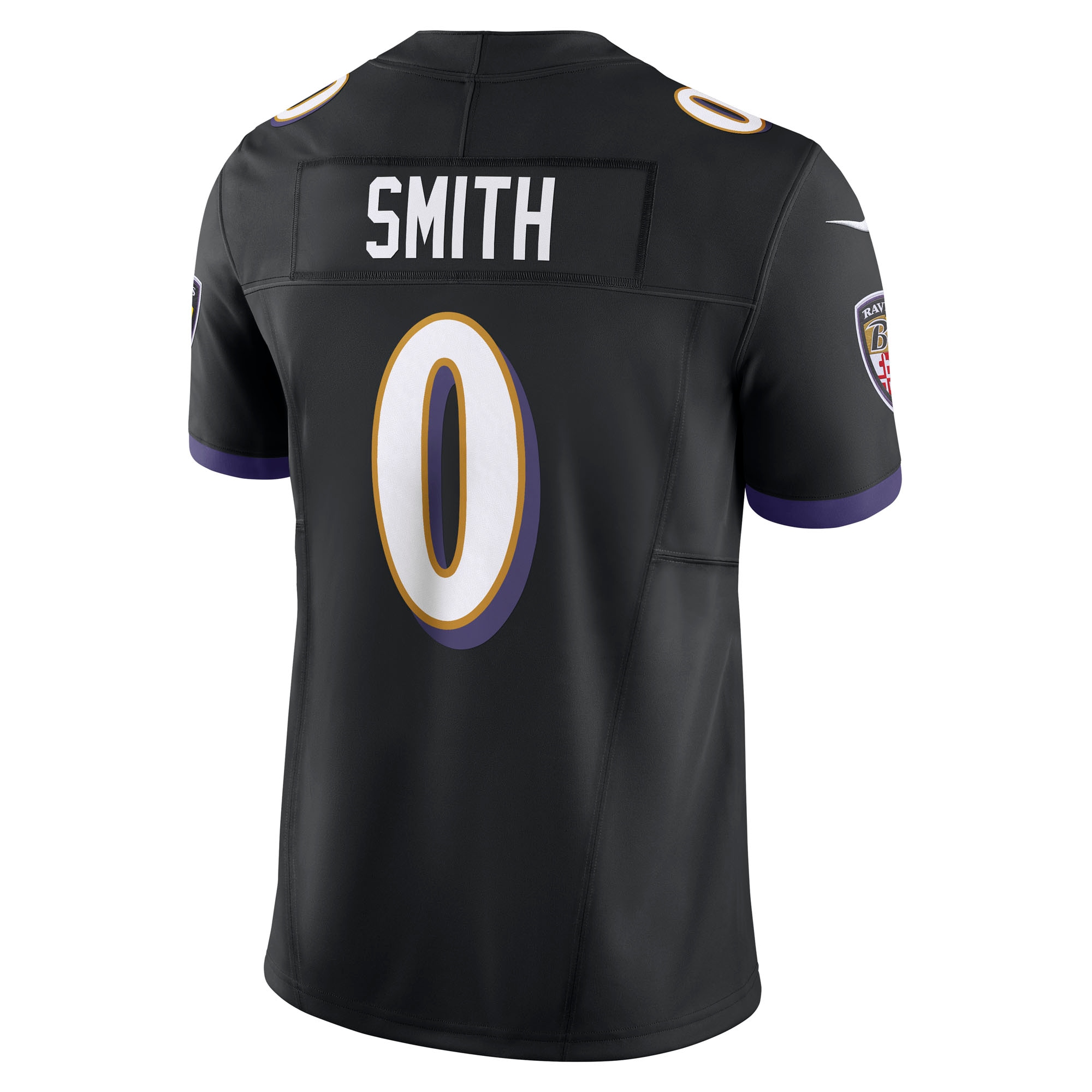 Roquan Smith Baltimore Ravens Nike Alternate Vapor F.U.S.E. Limited Jersey - Black - Image 3