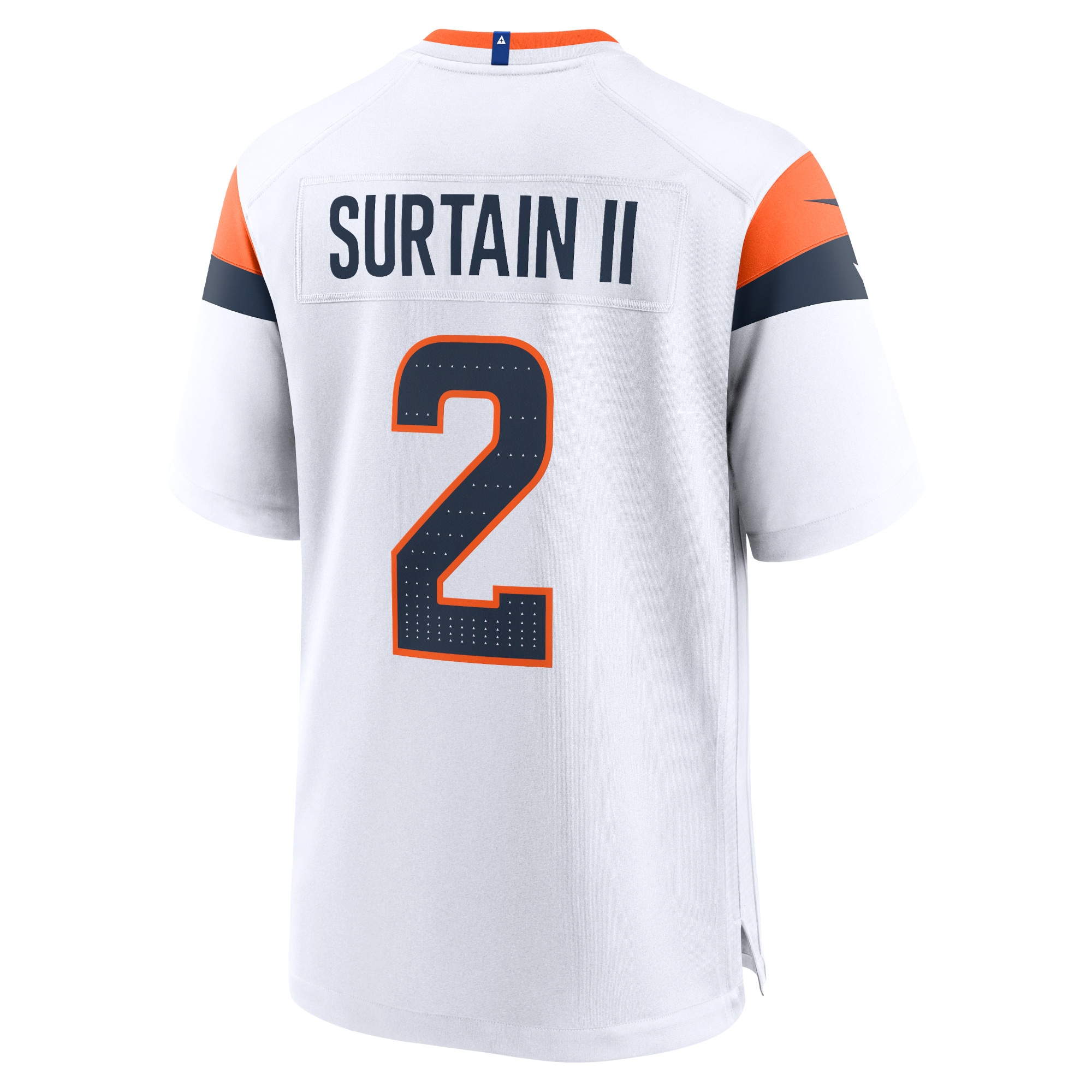 Patrick Surtain II Denver Broncos Nike Mile High Collection Game Jersey - White - Image 3