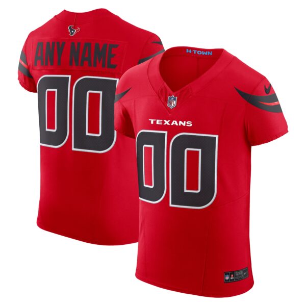 Houston Texans Nike Alternate Vapor F.U.S.E. Elite Custom Jersey - Red