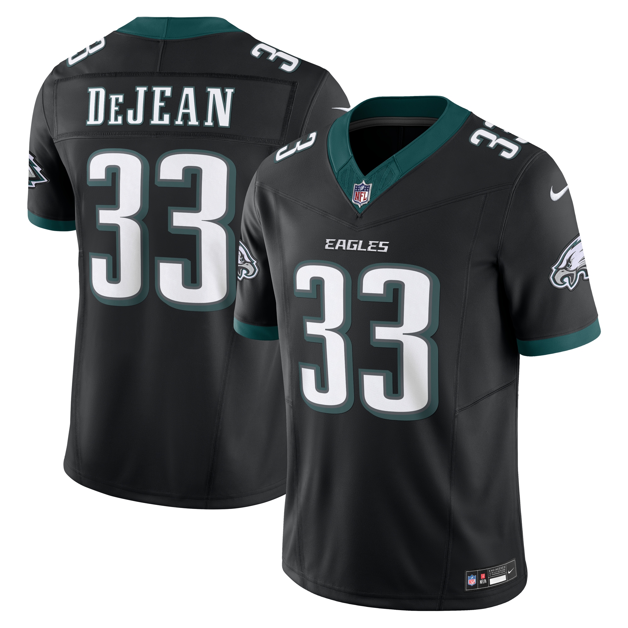 Cooper DeJean Philadelphia Eagles Nike Alternate Vapor F.U.S.E. Limited Jersey - Black