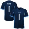 Cameron Ward Tennessee Titans Youth Replica Player Jersey - Navy