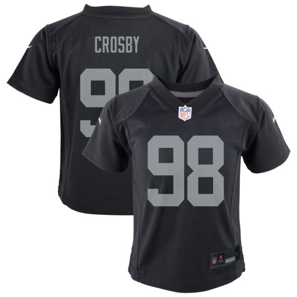 Maxx Crosby Las Vegas Raiders Nike Toddler Game Jersey - Black