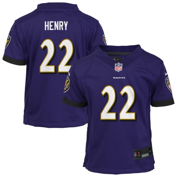 Derrick Henry Baltimore Ravens Nike Preschool Team Player Game Jersey - Purple