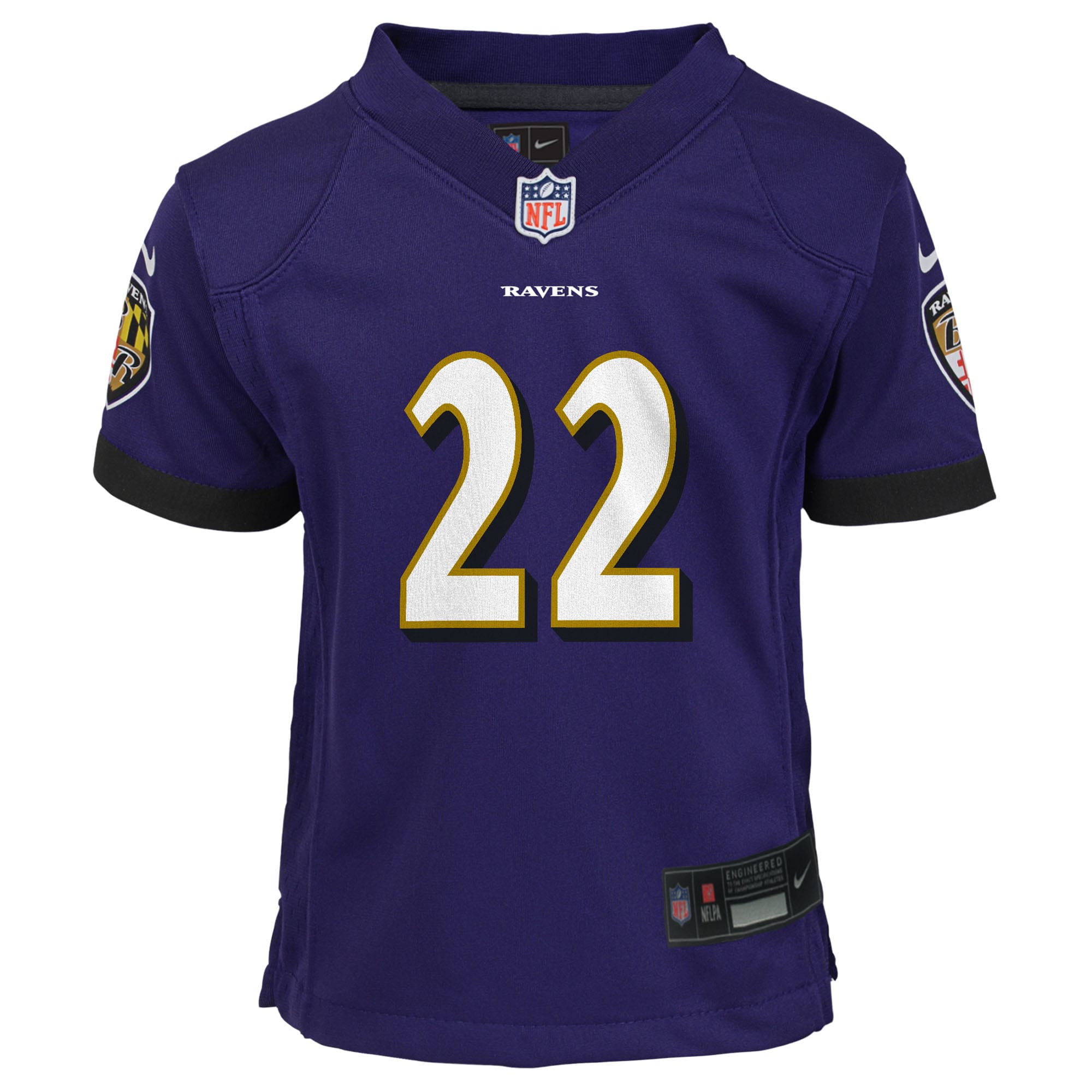 Derrick Henry Baltimore Ravens Nike Preschool Team Player Game Jersey - Purple - Image 2