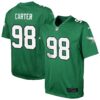Jalen Carter Philadelphia Eagles Nike Youth Game Jersey - Kelly Green