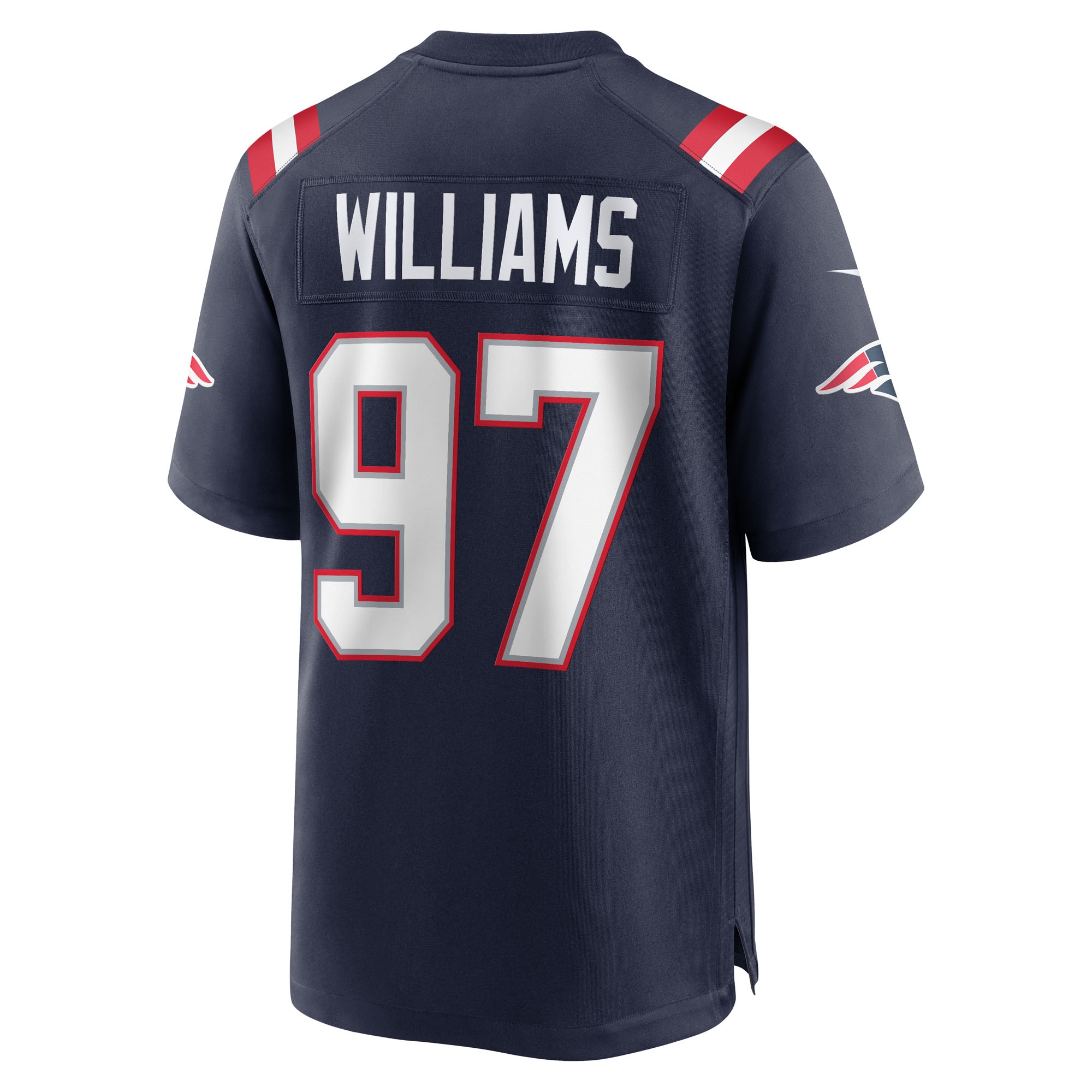 Milton Williams New England Patriots Nike Game Player Jersey - Navy - Image 3