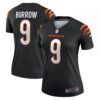 Joe Burrow Cincinnati Bengals Nike Women's Legend Player Performance Top - Black