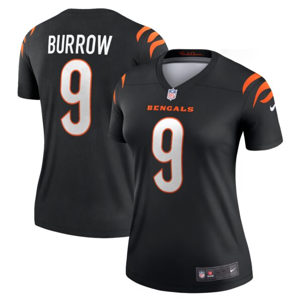 Joe Burrow Cincinnati Bengals Nike Women's Legend Player Performance Top - Black