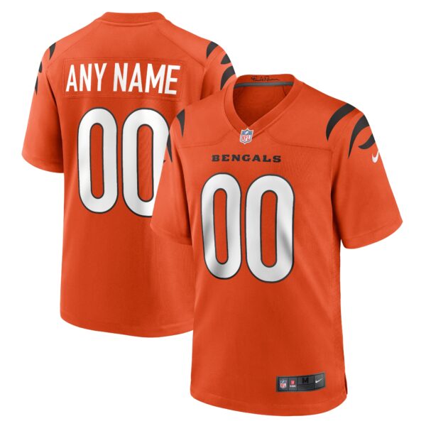 Cincinnati Bengals Nike Youth Alternate Game Custom Jersey - Orange