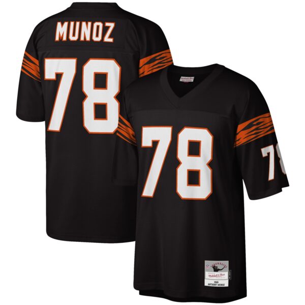 Anthony Muoz Cincinnati Bengals Mitchell & Ness Legacy Replica Jersey - Black