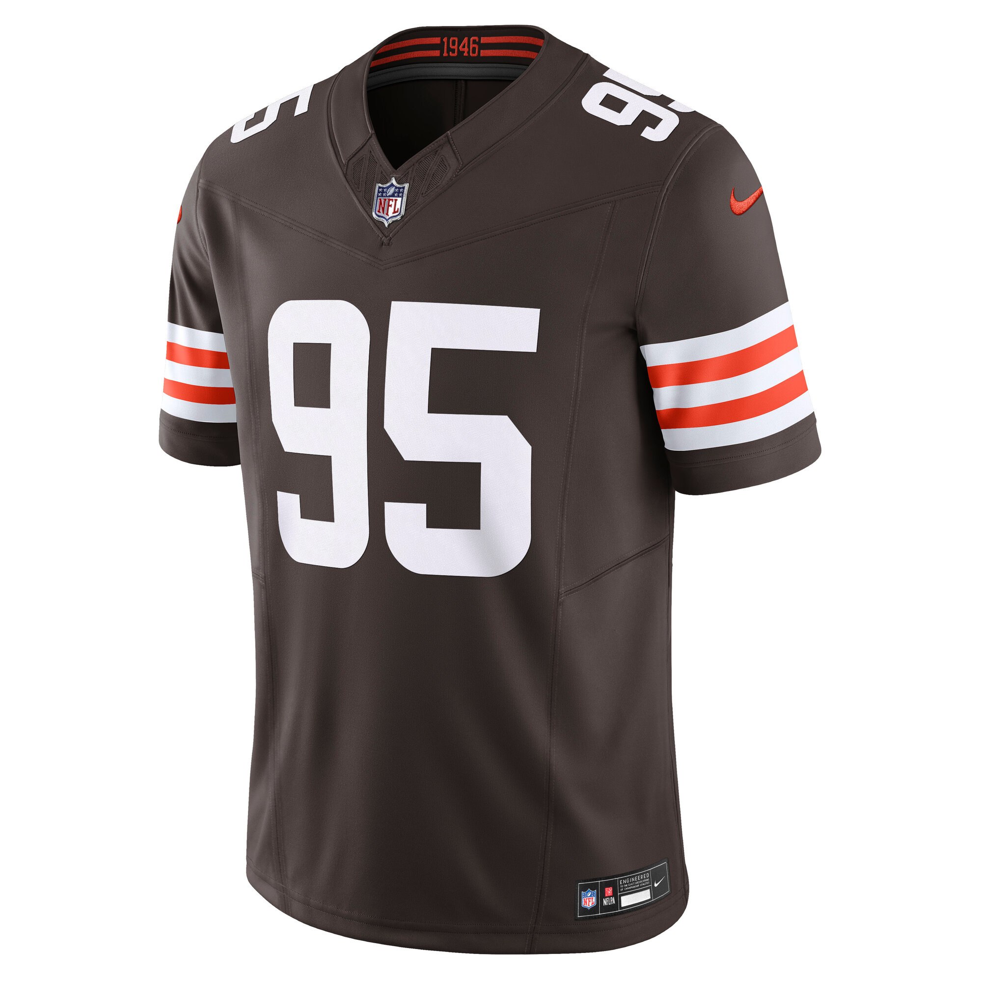 Myles Garrett Cleveland Browns Nike Team Vapor F.U.S.E. Limited Jersey - Brown - Image 2