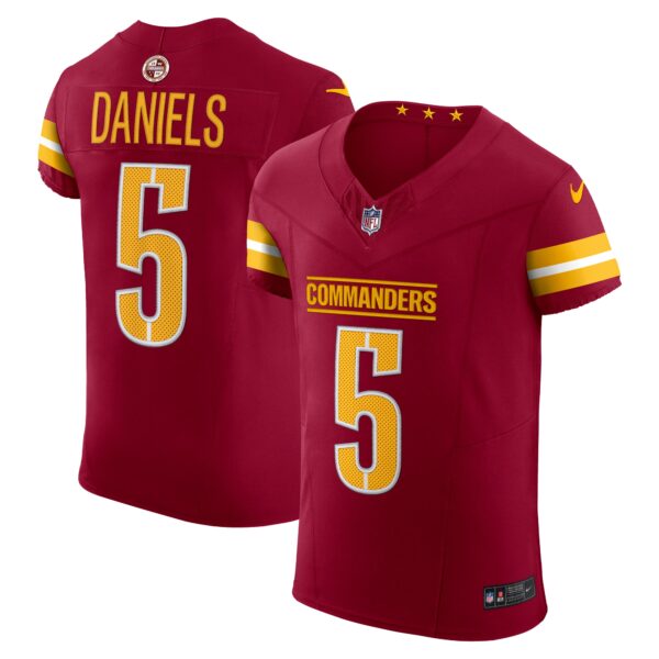Jayden Daniels Washington Commanders Nike Team Vapor F.U.S.E. Elite Jersey - Burgundy
