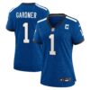 Ahmad Sauce Gardner Indianapolis Colts Nike Women's Alternate 2 Indiana Nights Game Jersey - Heather Royal
