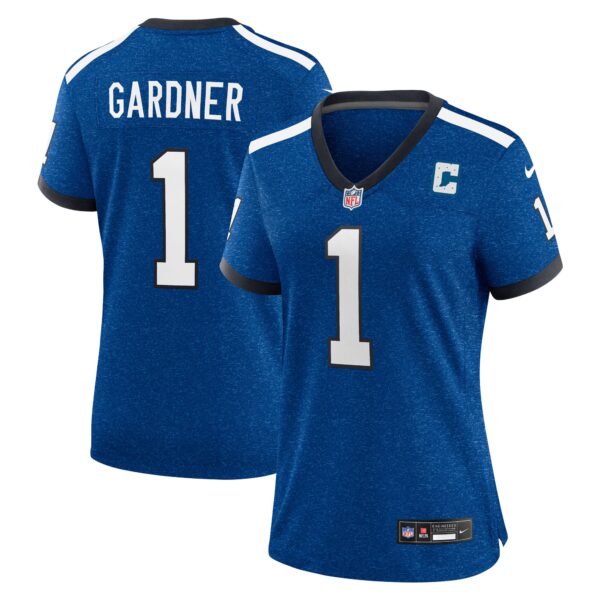 Ahmad Sauce Gardner Indianapolis Colts Nike Women's Alternate 2 Indiana Nights Game Jersey - Heather Royal