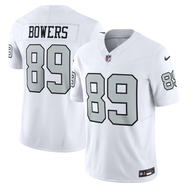 Brock Bowers Las Vegas Raiders Nike Alternate Vapor F.U.S.E. Limited Jersey - White