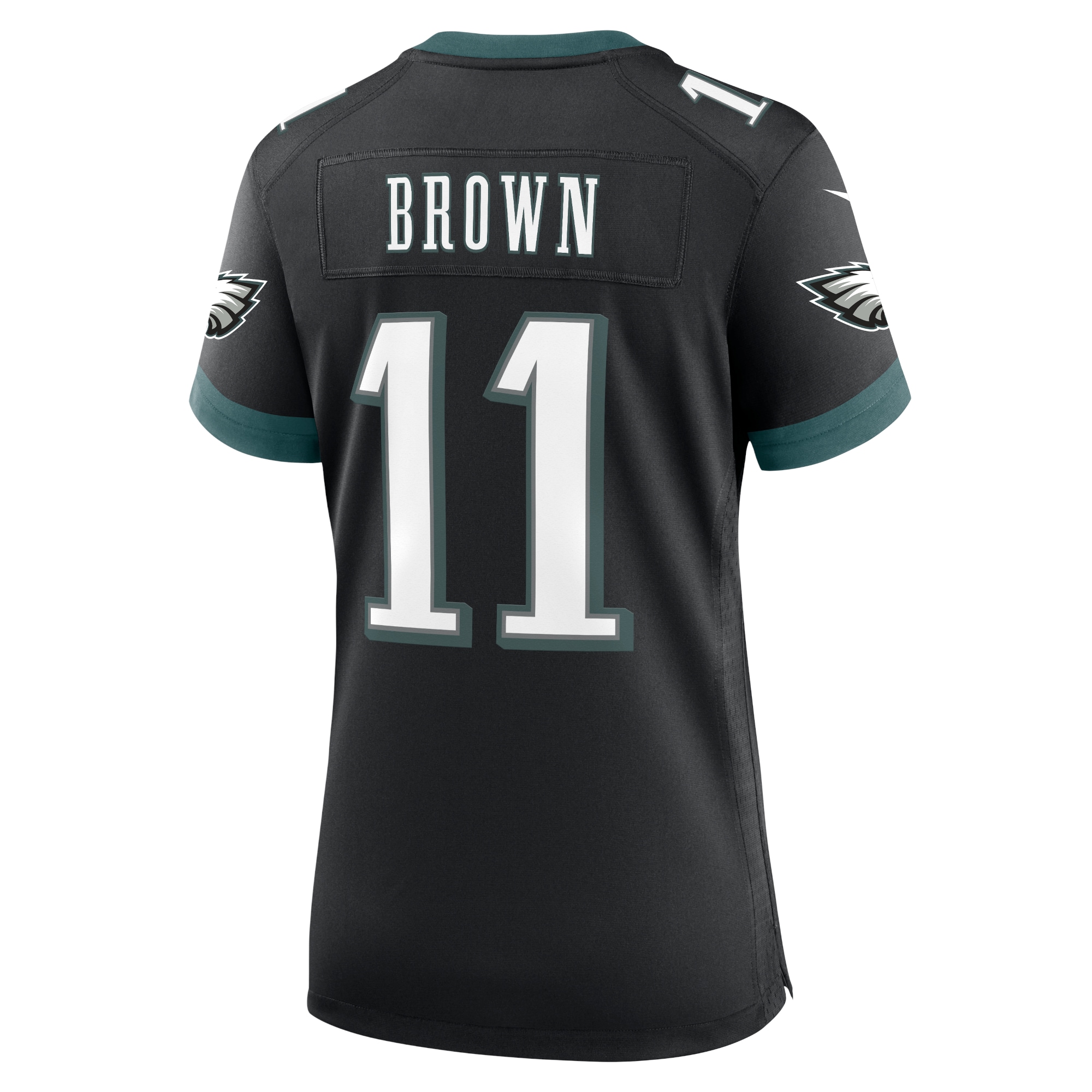 A.J. Brown Philadelphia Eagles Nike Women's Alternate Game Jersey - Black - Image 3