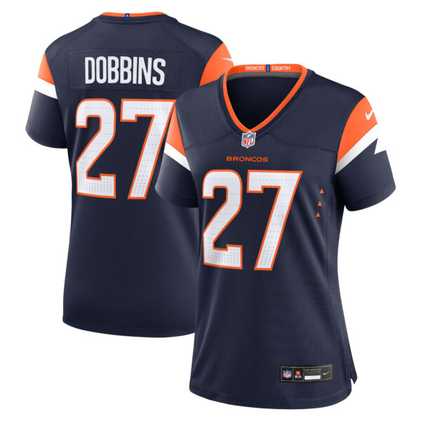 J.K. Dobbins Denver Broncos Nike Women's Alternate Game Jersey - Navy
