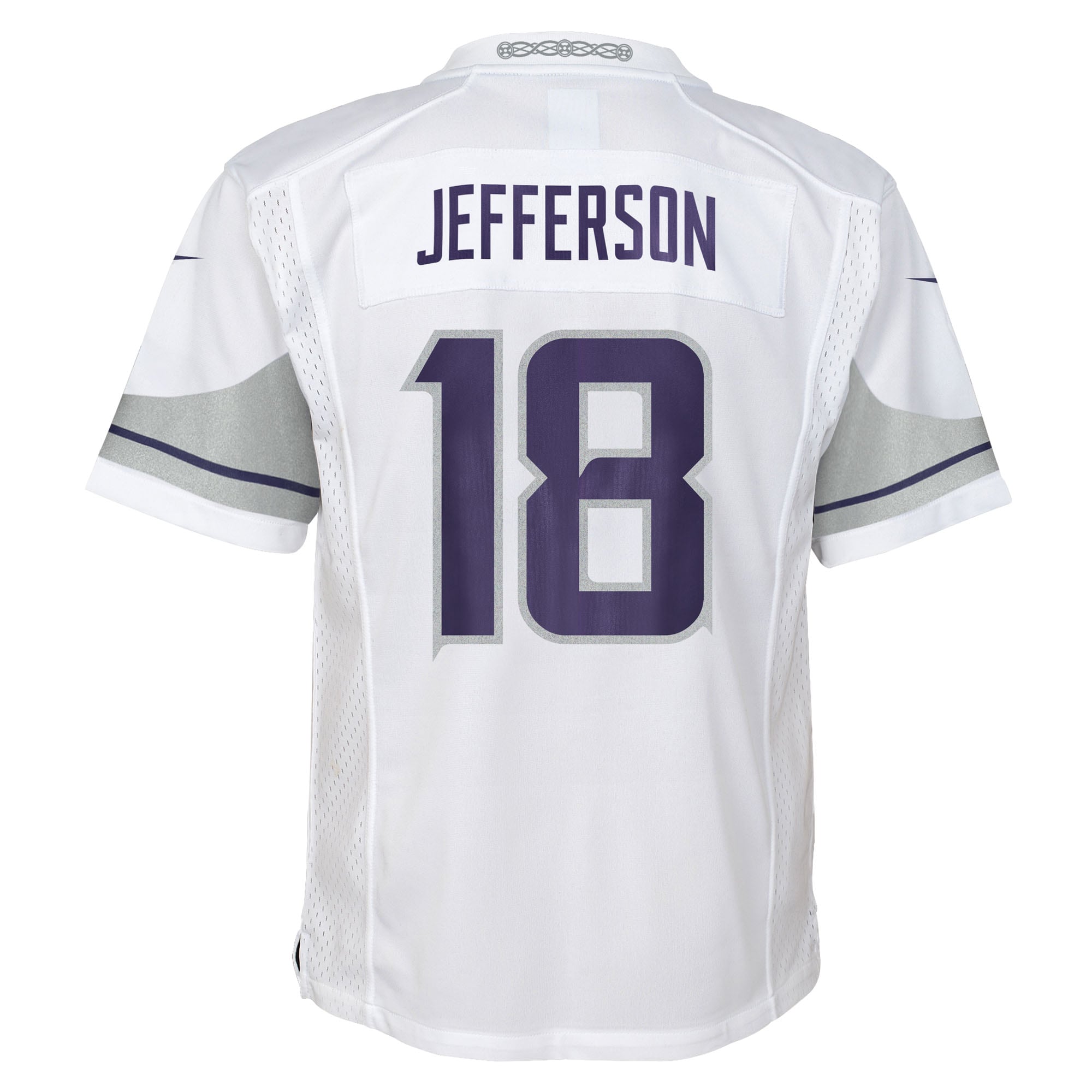 Justin Jefferson Minnesota Vikings Nike Preschool Alternate Player Game Jersey - White - Image 3