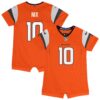 Bo Nix Denver Broncos Nike Newborn & Infant Game Romper Jersey - Orange