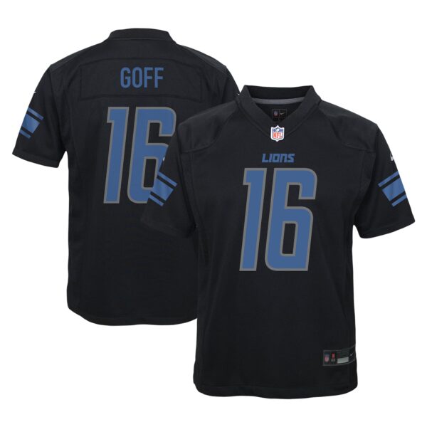 Jared Goff Detroit Lions Nike Youth Game Jersey - Black