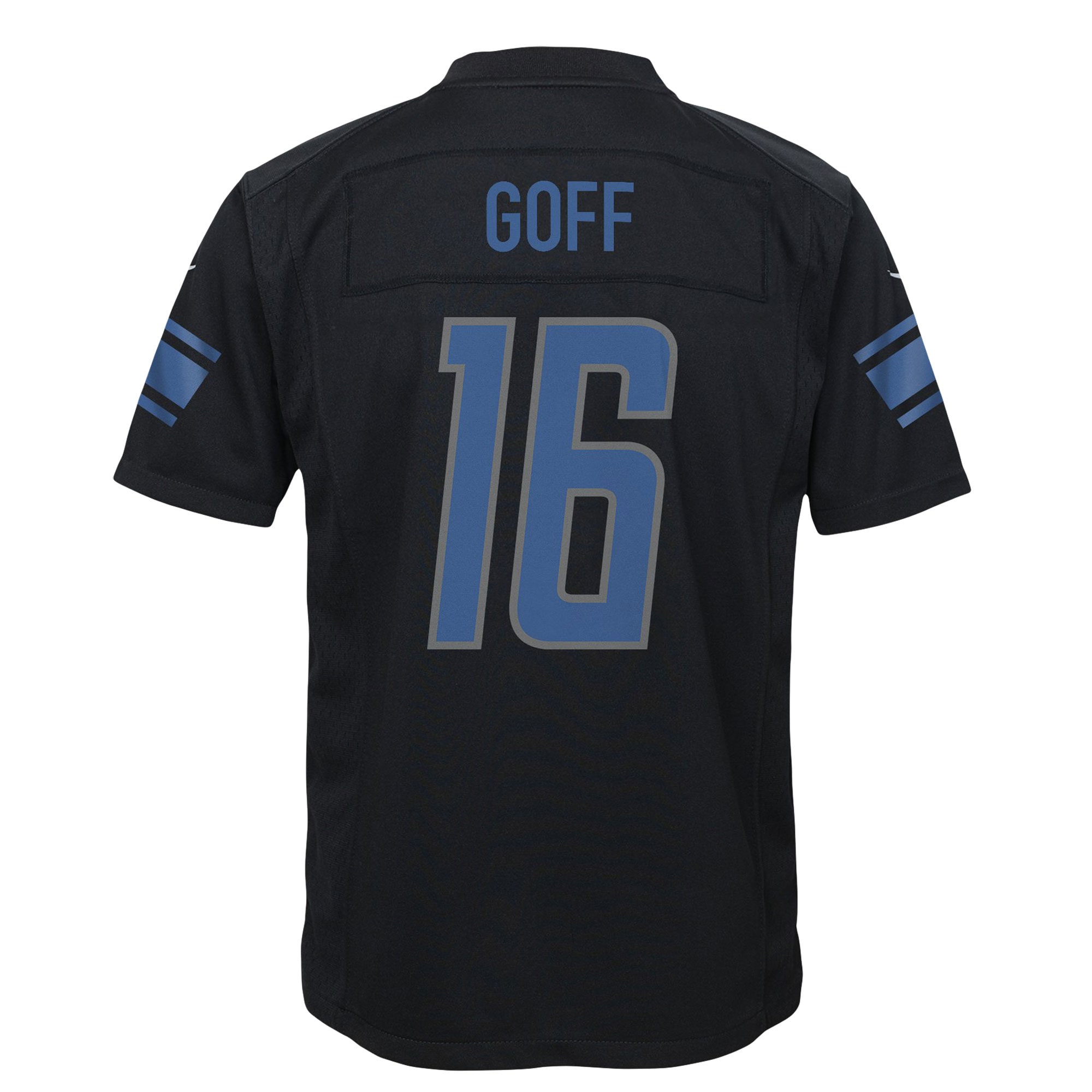 Jared Goff Detroit Lions Nike Youth Game Jersey - Black - Image 3