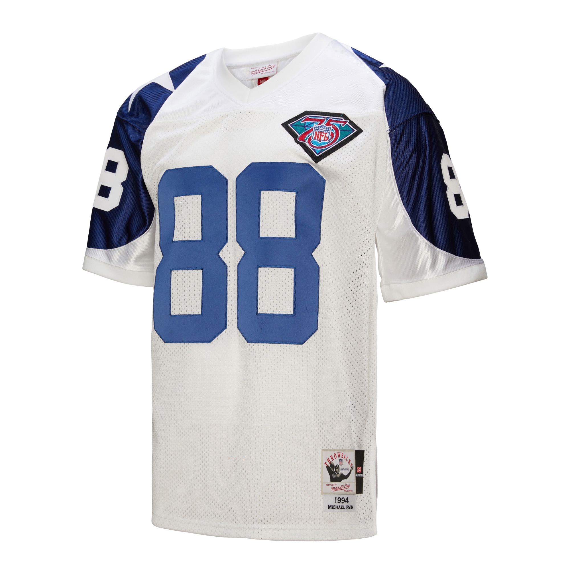 Michael Irvin Dallas Cowboys 1994 Mitchell & Ness Authentic Throwback Retired Player Jersey - White - Image 2