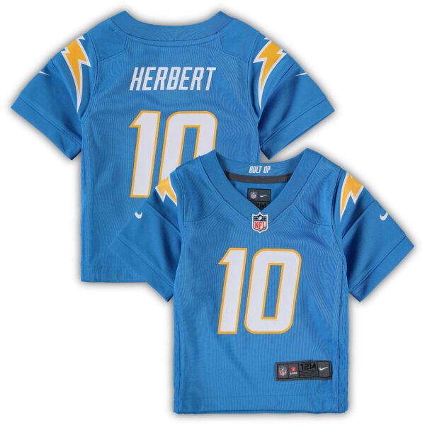 Justin Herbert Los Angeles Chargers Nike Infant Team Player Game Jersey - Powder Blue