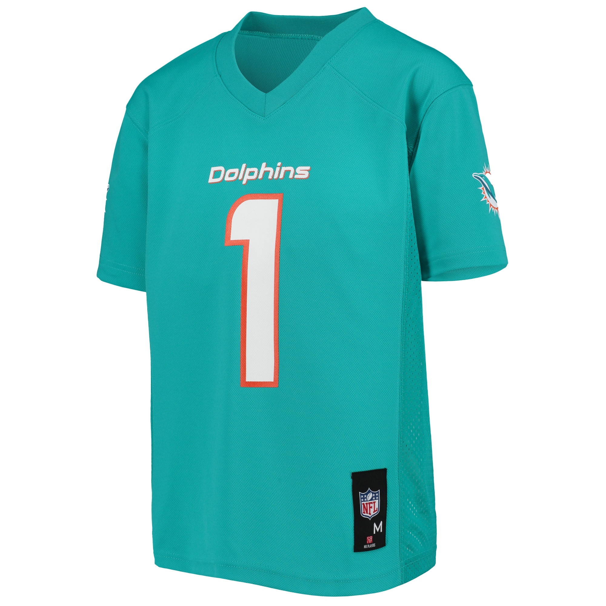Tua Tagovailoa Miami Dolphins Youth Replica Player Jersey - Aqua - Image 2