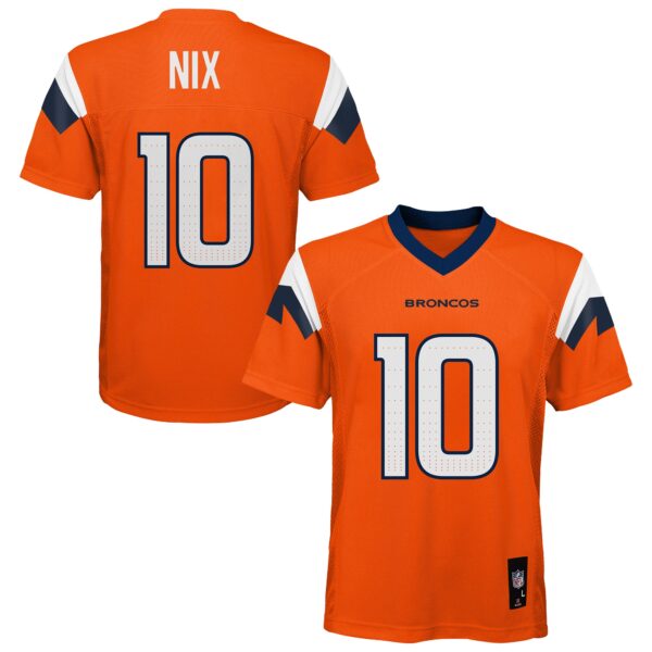 Bo Nix Denver Broncos Outerstuff Preschool Replica Player Jersey - Orange