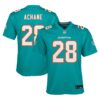DeVon Achane Miami Dolphins Nike Youth Game Jersey - Aqua