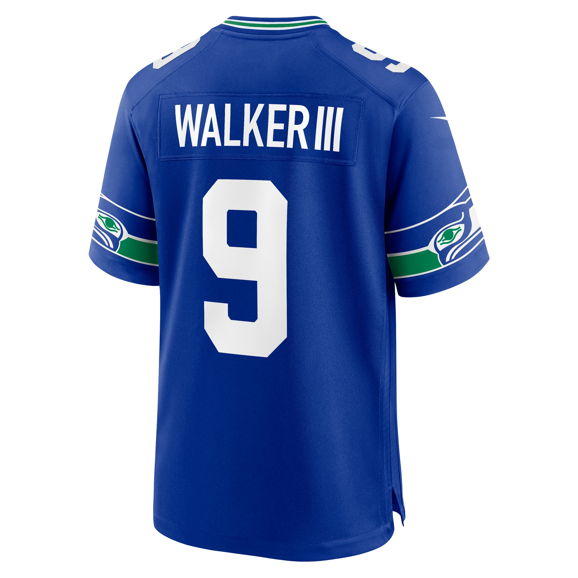 Kenneth Walker III Seattle Seahawks Nike Alternate 50th Season Game Jersey - Royal - Image 3
