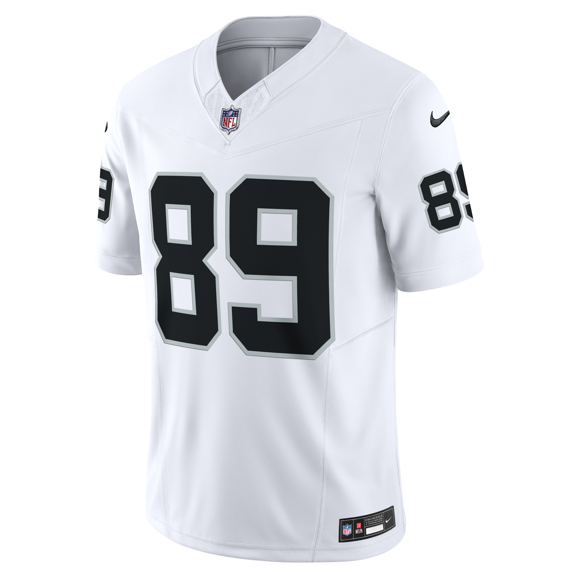 Brock Bowers Las Vegas Raiders Nike Vapor F.U.S.E. Limited Jersey - White - Image 2
