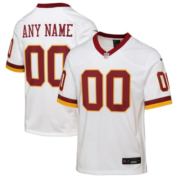 Washington Commanders Nike Youth Game Super Bowl Era Custom Jersey - White