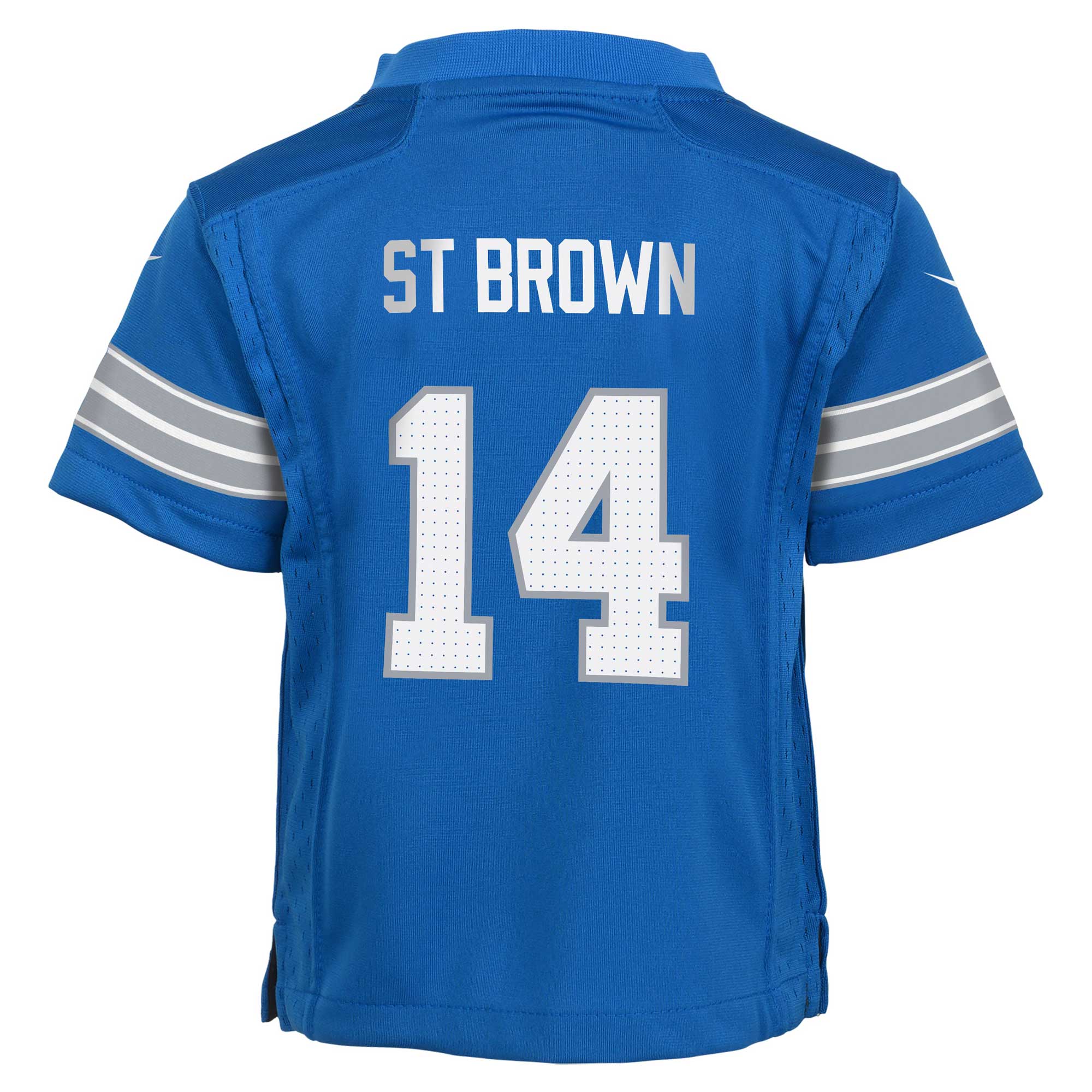 Amon-Ra St. Brown Detroit Lions Nike Infant Team Player Game Jersey - Blue - Image 3