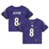 Lamar Jackson Baltimore Ravens Nike Infant Team Player Game Jersey - Purple