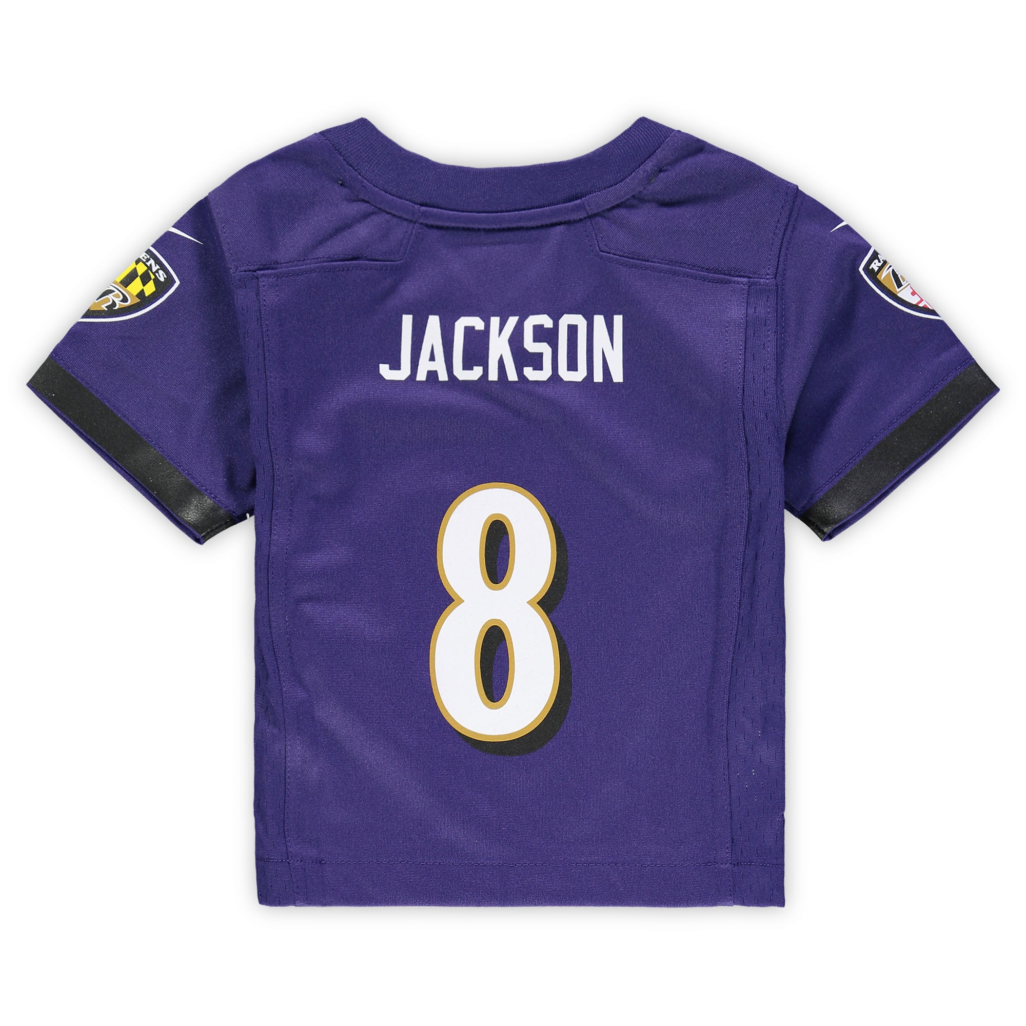 Lamar Jackson Baltimore Ravens Nike Infant Team Player Game Jersey - Purple - Image 3