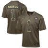 Malik Nabers New York Giants Nike Youth 2025 Salute to Service Game Jersey - Olive